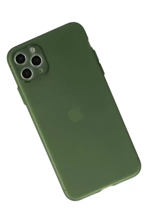 Newface Apple iPhone 11 Pro Max Kılıf Puma Silikon - Yeşil