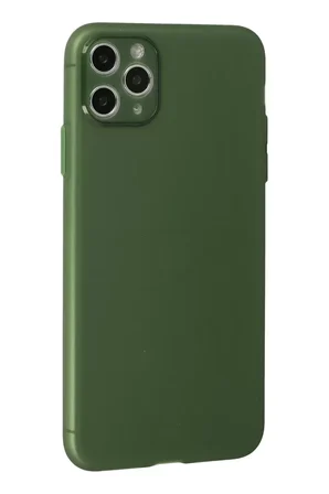 Newface Apple iPhone 11 Pro Max Kılıf Puma Silikon - Yeşil
