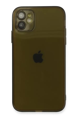 Newface Apple iPhone 12 Kılıf Fly Lens Silikon - Siyah