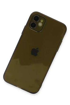 Newface Apple iPhone 12 Kılıf Fly Lens Silikon - Siyah