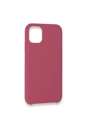 Newface Apple iPhone 12 Kılıf Lansman Legant Silikon - Fuşya
