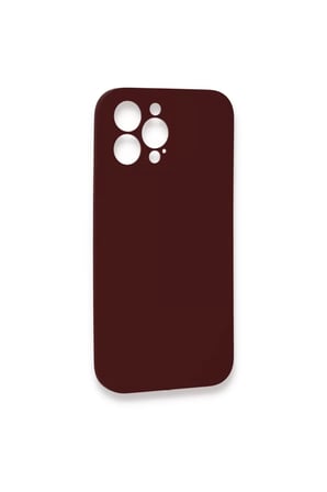 Newface Apple iPhone 13 Pro Max Kılıf Lansman Legant Silikon - Bordo