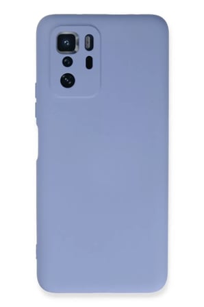 Newface Xiaomi Poco X3 GT Kılıf Nano içi Kadife Silikon - Lila