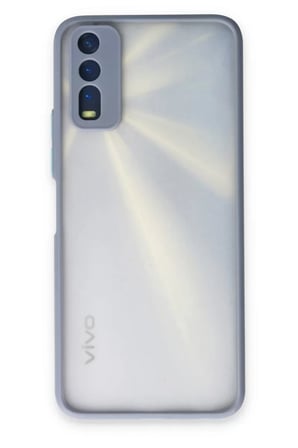 Newface Vivo Y11S Kılıf Montreal Silikon Kapak - Gri