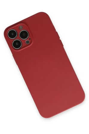 Newface Apple iPhone 13 Pro Kılıf Nano içi Kadife Silikon - Kiremit