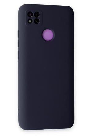 Newface Xiaomi Redmi 9C Kılıf Nano içi Kadife Silikon - Lacivert