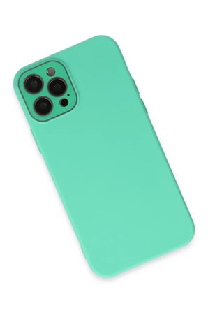 Newface Apple iPhone 12 Pro Kılıf Lansman Glass Kapak - Turkuaz