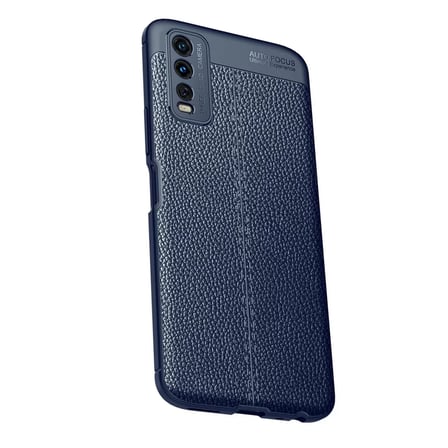 Newface Vivo Y11S Kılıf Auto Focus Kapak - Lacivert