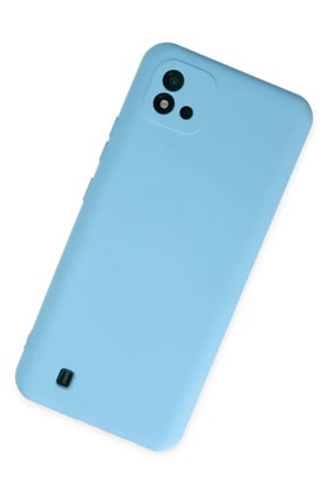 Newface Realme C11 2021 Kılıf Nano içi Kadife Silikon - Mavi
