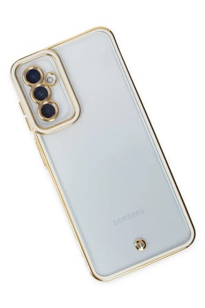 Newface Samsung Galaxy M23 Kılıf Liva Lens Silikon - Beyaz