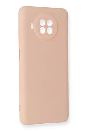Newface Xiaomi Mi 10T Lite Kılıf Nano içi Kadife Silikon - Pudra