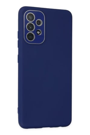 Newface Samsung Galaxy A33 5G Kılıf Lansman Glass Kapak - Sky Blue