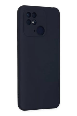 Newface Xiaomi Redmi 10C Kılıf Nano içi Kadife Silikon - Lacivert
