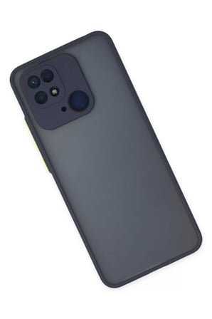 Newface Xiaomi Redmi 10C Kılıf Montreal Silikon Kapak - Lacivert