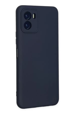 Newface Vivo Y15S Kılıf Nano içi Kadife Silikon - Lacivert