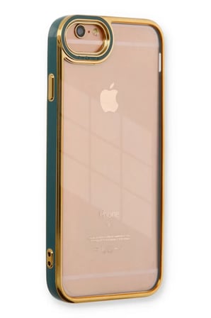 Newface Apple iPhone 6 Kılıf Liva Lens Silikon - Yeşil
