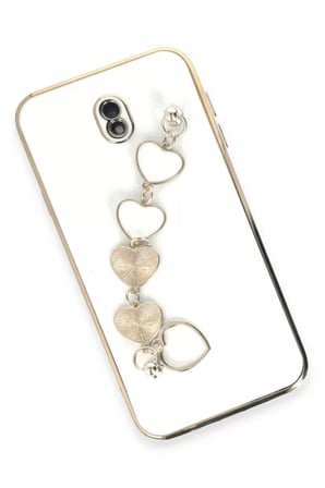 Newface Samsung Galaxy J7 Pro / J730 Kılıf Esila Silikon - Beyaz