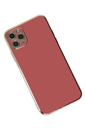 Newface Apple iPhone 11 Pro Max Kılıf Volet Silikon - Kırmızı
