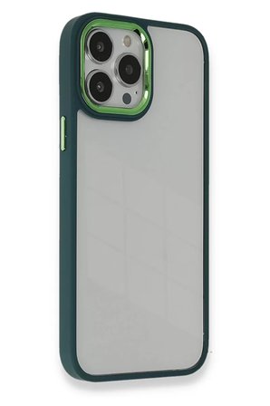 Newface Apple iPhone 14 Pro Max Kılıf Dora Kapak - Haki Yeşil