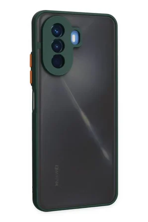 Newface Huawei Nova Y70 Kılıf Montreal Silikon Kapak - Yeşil
