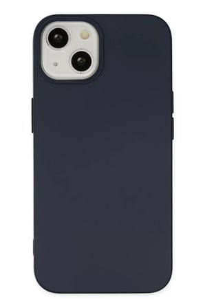 Newface Apple iPhone 14 Kılıf Nano içi Kadife Silikon - Lacivert