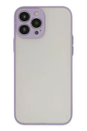 Newface Apple iPhone 14 Pro Kılıf Montreal Silikon Kapak - Mor