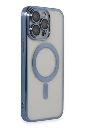 Newface Apple iPhone 14 Pro Max Kılıf Kross Magneticsafe Kapak - Sierra Blue