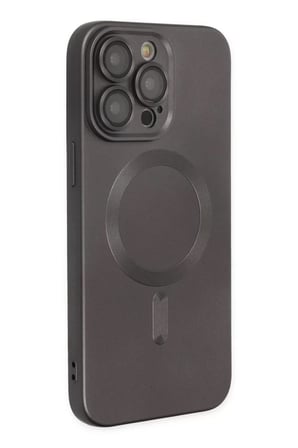Newface Apple iPhone 13 Pro Kılıf Moshi Lens Magneticsafe Silikon - Füme