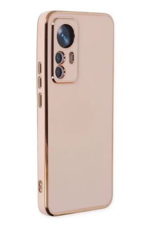 Newface Xiaomi Mi 12T Pro Kılıf Volet Silikon - Pembe
