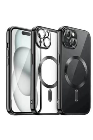 Newface Apple iPhone 13 Kılıf Kross Magneticsafe Kapak - Siyah