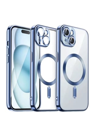 Newface Apple iPhone 13 Kılıf Kross Magneticsafe Kapak - Sierra Blue