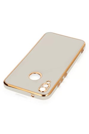 Newface Huawei P20 Lite Kılıf Volet Silikon - Beyaz