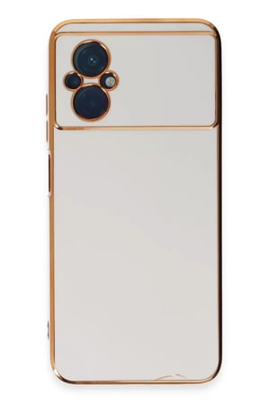 Newface Xiaomi Poco M5 Kılıf Volet Silikon - Beyaz