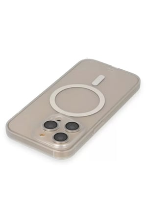 Newface Apple iPhone 14 Pro Kılıf Grand Magneticsafe Kapak - Şeffaf