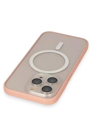 Newface Apple iPhone 14 Pro Max Kılıf Grand Magneticsafe Kapak - Pembe