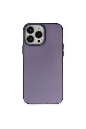 Newface Apple iPhone 14 Pro Kılıf Modos Metal Kapak - Derin Mor