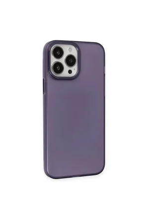 Newface Apple iPhone 14 Pro Kılıf Modos Metal Kapak - Derin Mor