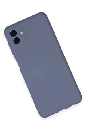 Newface Samsung Galaxy A04E Kılıf Nano içi Kadife Silikon - Gri