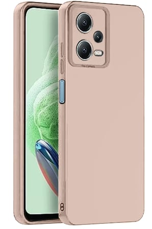 Newface Xiaomi Redmi Note 12 Pro 5G Kılıf Nano içi Kadife Silikon - Pudra