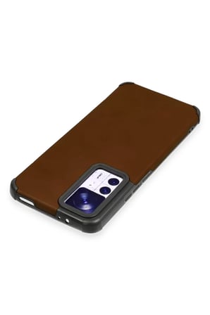 Newface Xiaomi Mi 12T Kılıf Loop Deri Silikon - Kahverengi