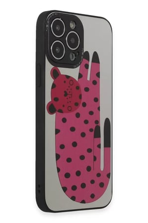 Newface Apple iPhone 14 Pro Max Kılıf Mirror Desenli Kapak - Mirror - 12