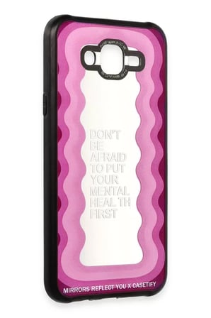 Newface Samsung Galaxy J7 Kılıf Mirror Desenli Kapak - Mirror - 11
