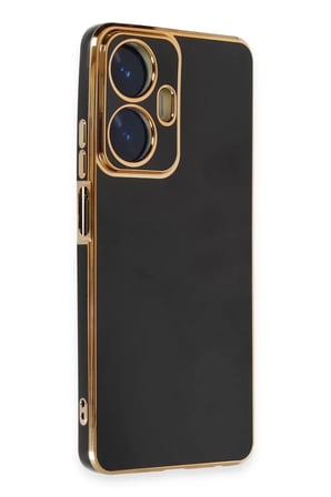 Newface Realme C55 Kılıf Volet Silikon - Siyah