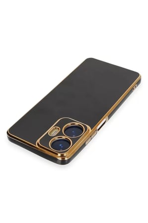 Newface Realme C55 Kılıf Volet Silikon - Siyah