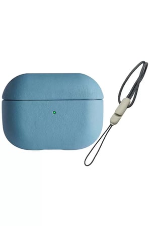 Newface Apple Airpods Pro 2 (2.nesil) 405 Deri Kılıf - Sierra Blue