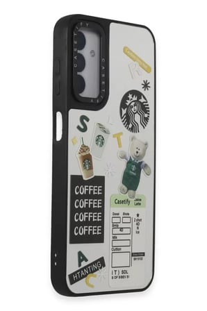 Newface Samsung Galaxy M14 5G Kılıf Mirror Desenli Kapak - Mirror - 17