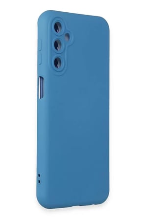 Newface Samsung Galaxy M14 5G Kılıf Nano içi Kadife Silikon - Mavi
