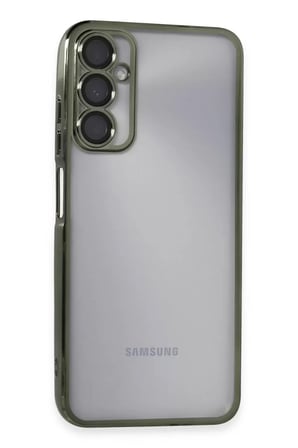 Newface Samsung Galaxy A05S Kılıf Razer Lensli Silikon - Yeşil