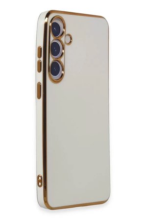Newface Samsung Galaxy S24 Plus Kılıf Volet Silikon - Beyaz