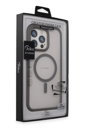 Joko Apple iPhone 15 Pro Toras Airbag Magsafe Kapak - Titan Gri